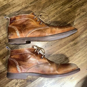 Bed Stu designer luxury brand Ankle Boot Brown Leather men’s Size 8.5 shoes